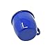 4 tazas de metal esmaltado cónico de color azul Imagen de 4 tazas de metal esmaltado cónico de color azul