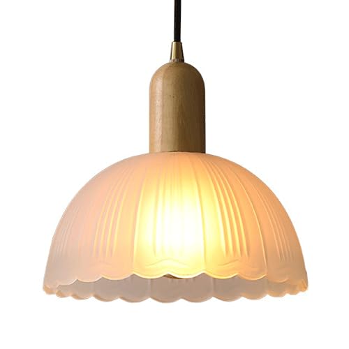 Lampe suspendue en verre luminaire de plafond chambre et balcon
