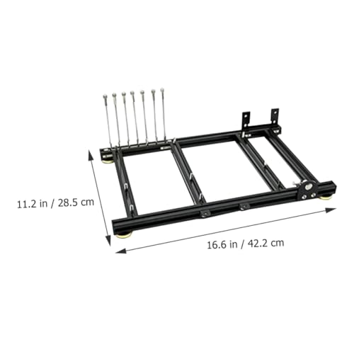 Gabinete abierto OSALADI para placa base ATX con diseño creativo, excelente enfriamiento y espacio para tarjetas gráficas y fuente de poder miniatura 2