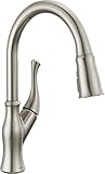 Delta Faucet Ophelia Brushed Nickel Kitchen Faucet with Pull Down Sprayer, Kitchen Sink Faucet, Faucet for Kitchen Sink, Magnetic Docking, SpotShield Stainless 19888Z-SP-DST