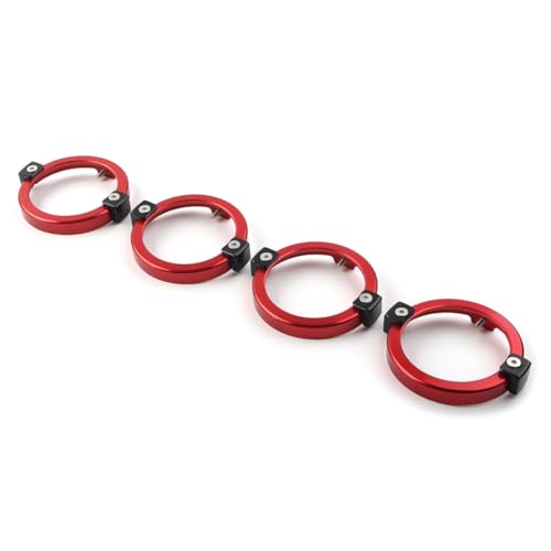 Cnswee6 Aluminum Turn Signal Light Ring Protective Cover Edge Trim Red for HONDA Rebel CMX 500 1100 300 2021 Motorbike