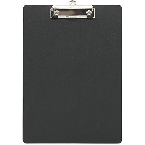 Waytex A4 Black Polypropylene Clipboard 2mm 225mm x 315mm Cover