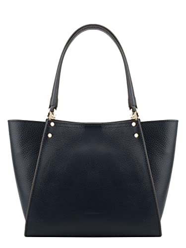 Sac cabas cuir de vachette véritable Hebdo petit format avec doublure coton élégante