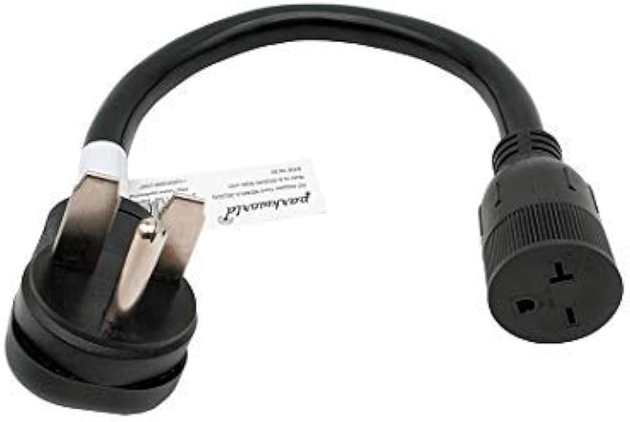 Amazon.com: Parkworld 60455 AC Adapter Cord NEMA 6-30P to 6-20R (6