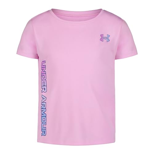 Under Armour Girls Short Sleeve Shirt, Crewneck, Lightweight and Breathable