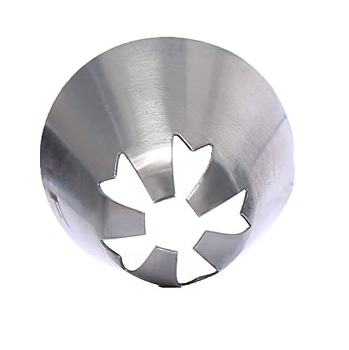 Miss Bakery's House® Douille de pâtisserie - standard - n° 1F - acier inoxydable - décorer de manière exceptionnelle les gâteaux Cover