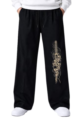 Image of Men Baggy Regular Fit Track Pants