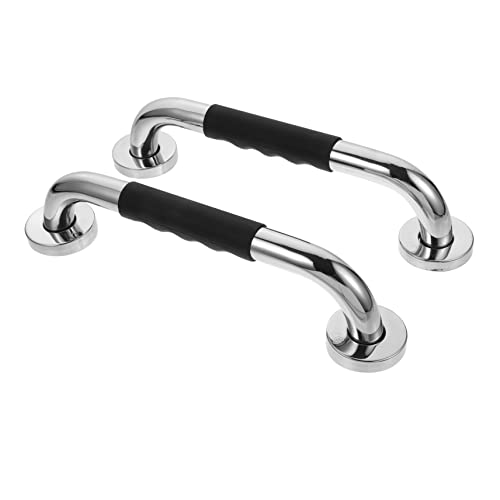 GOOHOCHY 2個 ドア ハンドル 実用的 安全 バー バス ハンドル トイレ 身障者用 ハンド グリップ バー 浴槽 レール 高齢者 シャワー 安全 ハンドル シャワー 浴槽 グラブ バー 吸