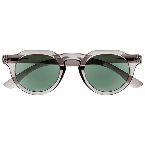 OPULIZE RIO - Lunettes de Soleil - Monture Plate - Protection UV400 - Gris - Hommes Femmes -...