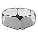 Jakoo Small Animal Tent, Breathable, Durable, Foldable, Small Animal Playpen, Easy Access for Pets Black