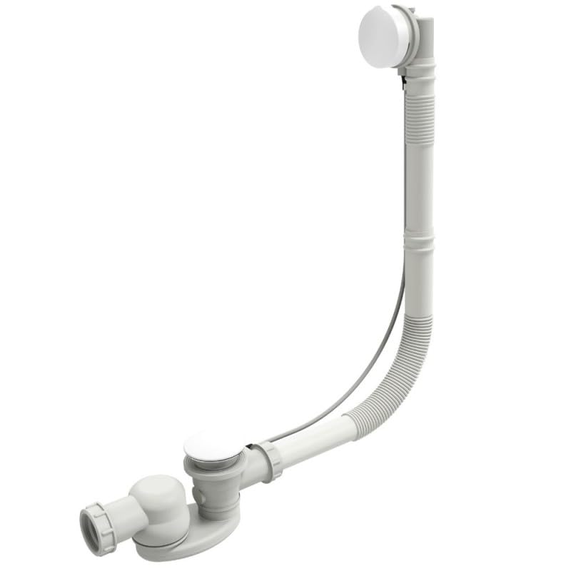 Vidage baignoire extra plat JACOB DELAFON blanc mat