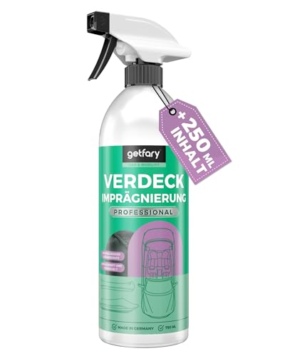 Cabrio Verdeck Imprägnierung 750ml - Leistungsstarkes Imprägnierspray mit...