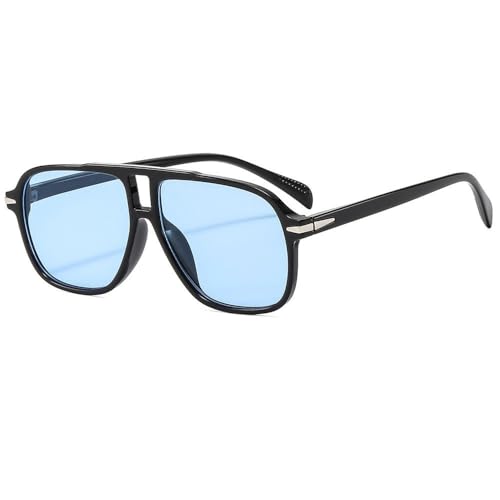 Lunettes de soleil rétro à protection UV400 totale contre l'éblouissement pour homme