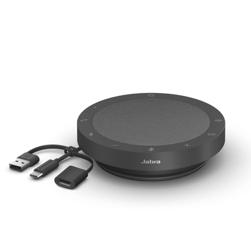 Jabra Speak2 55 Haut-Parleur Bluetooth sans Fil, 4 Micros Antibruit, Haut-Parleur 50 mm Pleine...
