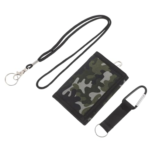 COOPHYA Plegable Fabricada en Poliéster de Camuflaje para Hombre con Diseño Portátil y Llavero con Compartimentos Separados Adecuado para Deportes y Viajes