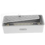 Mipcase Caja Organizadora para Cubiertos de Cocina Blanca Perla Escurridor de Utensilios Bandeja Drenante Contenedor Multifuncional para Cucharas Tenedores y Palillos de Espacio para