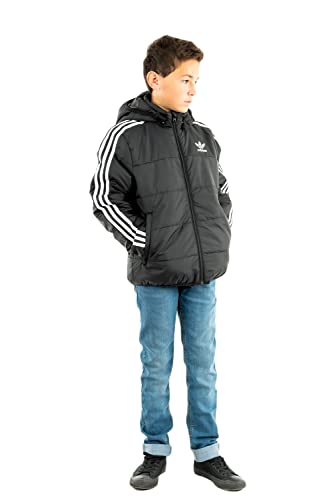 Adidas H34564 Padded Jacket Jacket Unisex-Child Black/White 910A