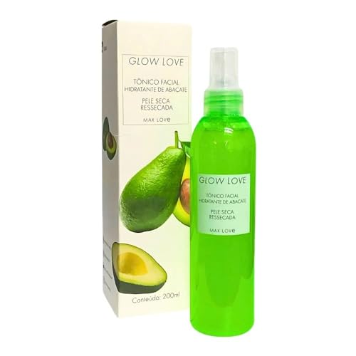 TÔNICO FACIAL HIDRATANTE DE ABACATE GLOW LOVE - 200ml