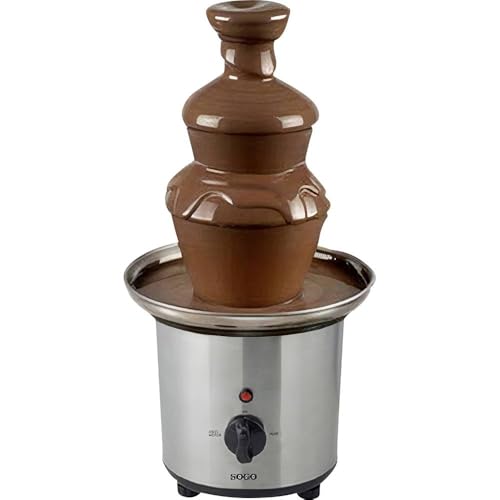 Sogo Fontaine à chocolat inox 60 W