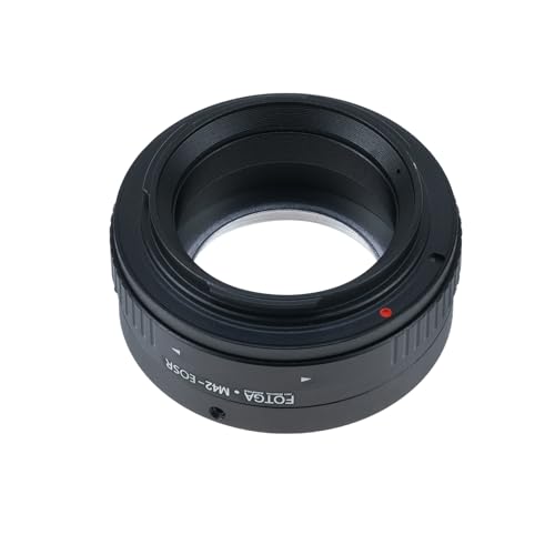 Adaptador de Anillo de Montura de Lente FOTGA Rotatorio 360° con Inclinación ±7° para Lente M42 42mm a Cámara Canon EOSR miniatura 3