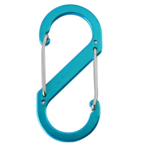 CARABIERNPRAGUNG, Carabiner Clip - Bloqueo s Carabiner Hook - Resistente al óxido -Aleación de Aluminio, Suministros de camping para el uso diario, senderismo al aire libre