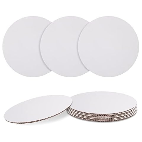SAVITA 10 Platos de Cartón para Pasteles de 19 cm Cover