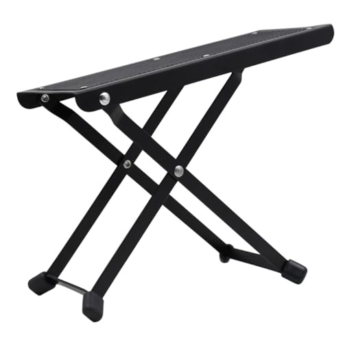 WHAMVOX Guitar Footstool for Adults Sturdy Material Foldable Stool Comfortable for Long Playing Sessions