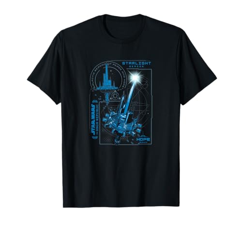 Image of Star Wars High Republic Starlight Station Schematic T-Shirt