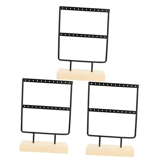 USHOBE 3 Pçs Suporte De Exibição De Jóias Suporte De Monitor Cavaletes De Pé Para Suporte De Monitor De Exibição Brinco T Suporte Pulseiras Exibição Brincos De Orelha Organizador De