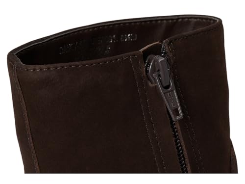 Steve Madden Women's Daney Ankle Boot, Brown Suede, 9.5