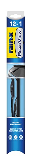 Image of Rain-X 850035 RearView 12-1 Rear Wiper Blade, 12 Inch Conventional Rear Wiper Blade, Fits J-Hook (Pack Of 1), Automotive Replacement Wiper Blades That Meet Or Exceed OEM Quality And Design Standards