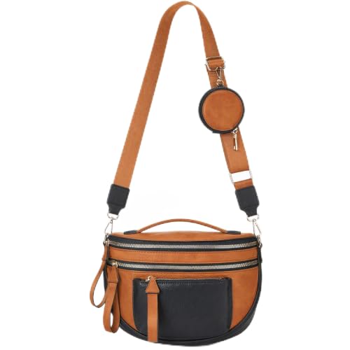 Image of Makes Checkered Crossbody Bag Bum Bag for Women with Pouch