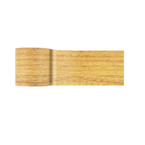 TopHomer Woodgrain Patterned Duct Tape Wood Effect Repair Adhensive Duct Tape for Laminate Floor Scratch Repair (Natural Oak)