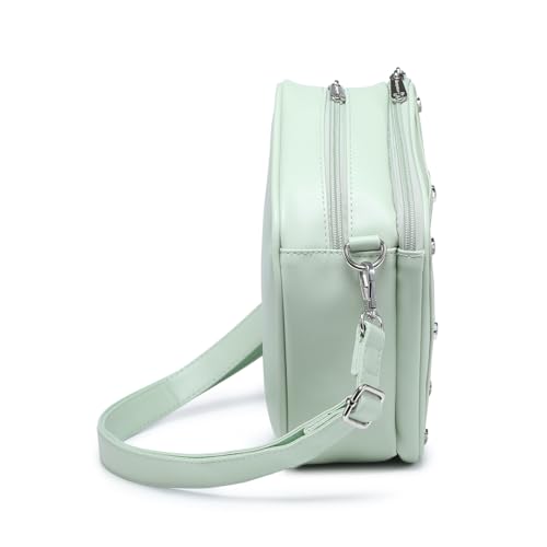 Image of Star PU Ita Crossbody Y2K Aesthetic Clear Pin Window Kawaii Anime Purse | Star Design For Cosplay, Meetups & Daily Y2K Outfits