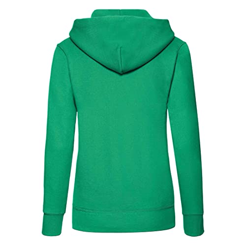 Fruit of the Loom Damen Kapuzenpullover Classic, Grün (Kelly) , XS