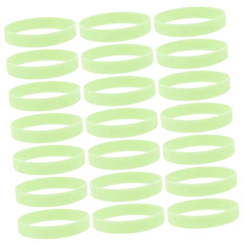 Bracelets lumineux silicone flexibles glow in the dark pour soirée et festival