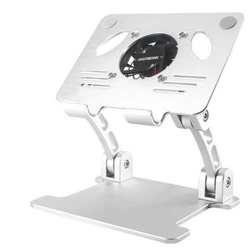 Base ajustable con ventilador para laptop miniatura 1