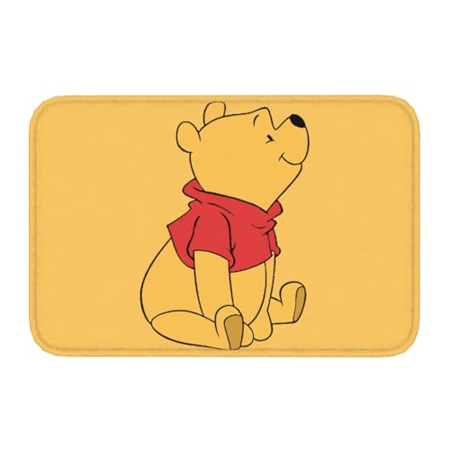 玄関マット くまのプーさん 可愛い 屋外 室内 滑り止め 泥落とし 洗える ふわふわ おしゃれ 吸水 耐摩耗 防臭 40×60cm