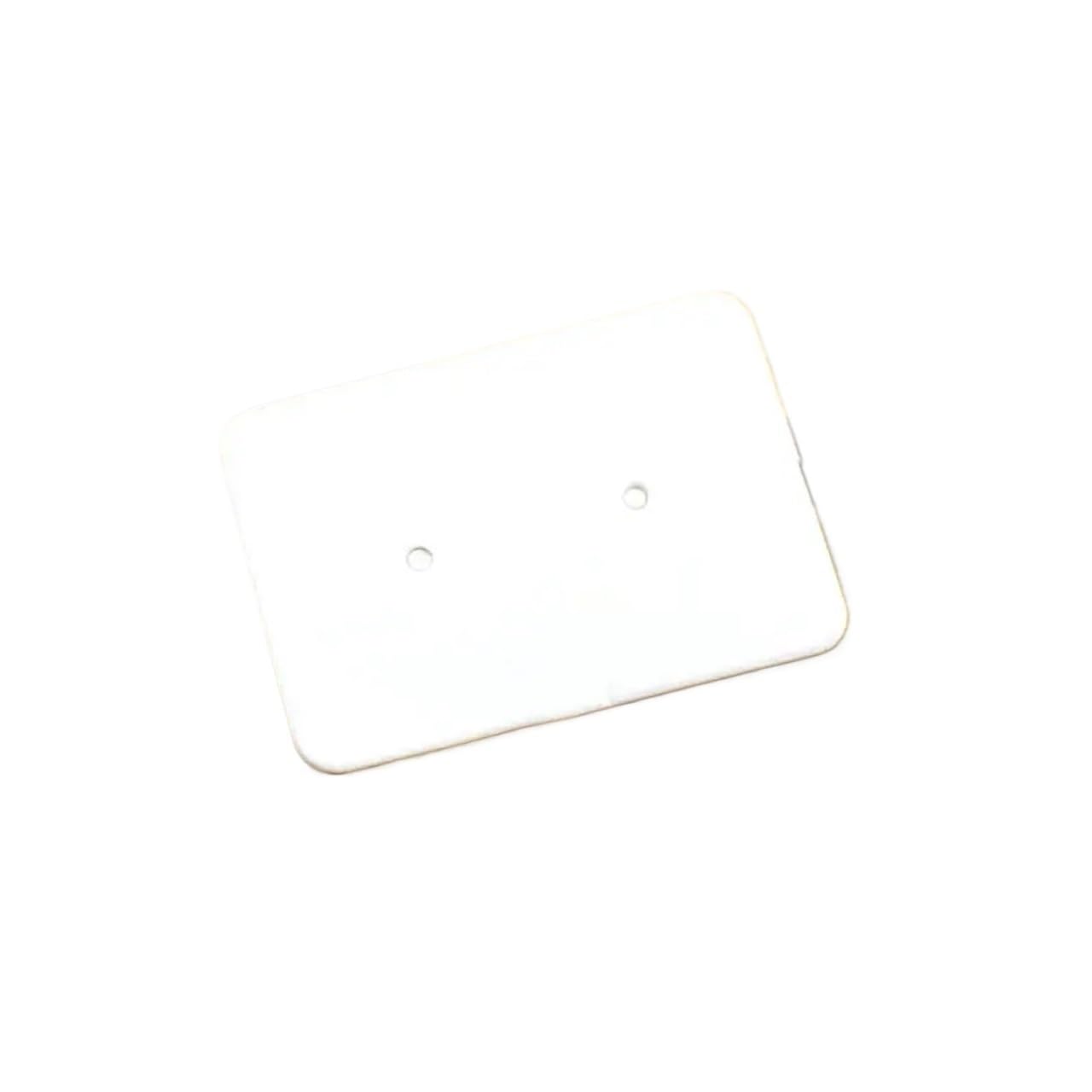 Earrings Necklace Display Cards, Stud Earring Cards 1500Pcs Multicolor 2.5x3.5cm Blank Kraft Paper for Jewelry Display(White)