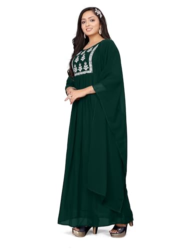 Image of Women's Georgette Fabric Kurti with Dupatta for Any Occassion | Kurti Set for Women