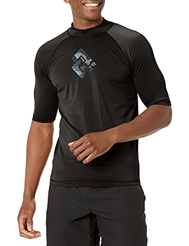 Image of Kanu Surf Men's Fiji UPF 50+ Short Sleeve Sun Protective Rashguard Swim Shirt