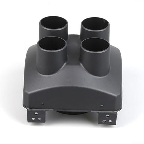 1 Hole 75Mm To 4 Holes 42Mm Air Outlet Vent Cover Adapter,Black Heater Duct Converter For Efficient Warm Air Distribution In Car Or Truck Cabin, For Webasto,Other Air Diesel Heater Systems