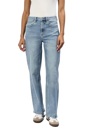 DEAR JOHN Tommy Straight Leg Women's Jeans High Rise