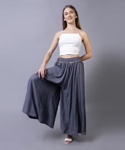 Image of Rayon Comfort Fit Palazzo