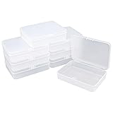 Photo Gallery goodma 8 scatole rettangolari in plastica smerigliata, contenitori vuoti con coperchio a cerniera, per piccoli oggetti e altri progetti artigianali (11,4 x 8,4 x 2,8 cm) Photo Gallery goodma 8 scatole rettangolari in plastica smerigliata, contenitori vuoti con coperchio a cerniera, per piccoli oggetti e altri progetti artigianali (11,4 x 8,4 x 2,8 cm)