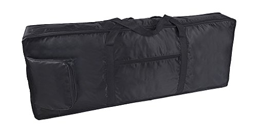 3. Dimensioni: lunghezza 99,1 x 39,9 x 16,0 cm si adatta alla maggior parte delle tastiere da 61 note 54 note. Borsa imbottita fino a 10 mm, offre una grande protezione dai graffi