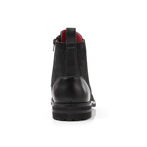 Image of Polar Fox Men's Ankle Dress Boots | Lace-up Casual Fashion Boot Collection | Cap Toe & Plain Toe Styles |