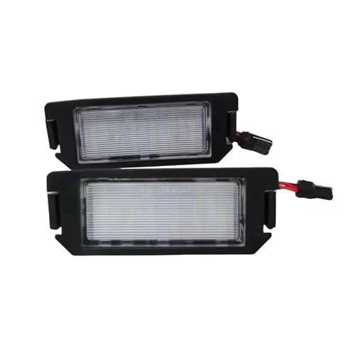 Luz LED de matrícula para Kia reemplazo contra bombillas amarillas fundidas 2 Uds