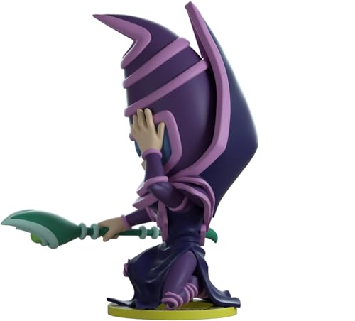 Image of Youtooz Yu-Gi-Oh Dark Magician 5 inch Vinyl Figure, Yugioh Anime Dark Magician Action Figure Based on The Yu gi oh Trading Card Game and Anime Yugioh