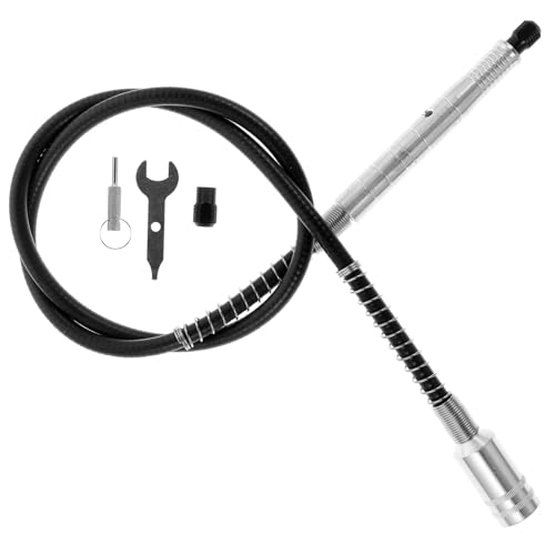 Uonlytech Herramienta Eje Flexible Kit De Herramientas Rotativas Sin Cable Herramientas Eléctricas Accesorios Para Multiherramientas Carpintería Maquinas Pulidoras Equipo Llave Inglesa Black